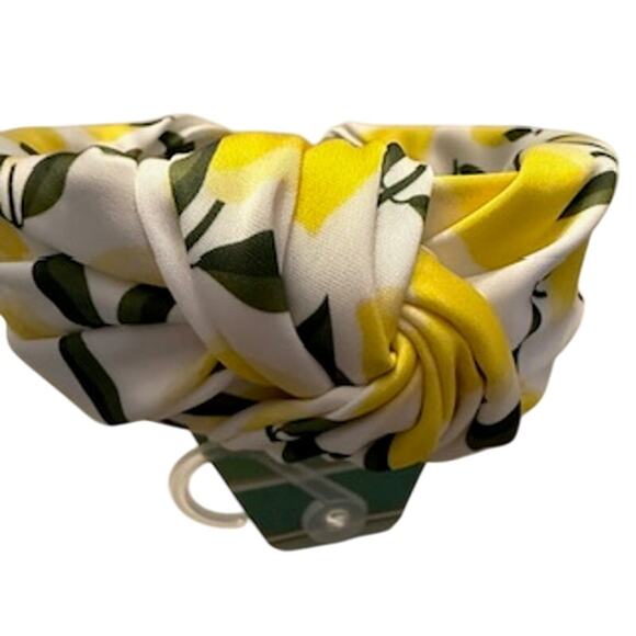 NEW Piper K Satin Lemon Print Headband - Picture 5 of 7